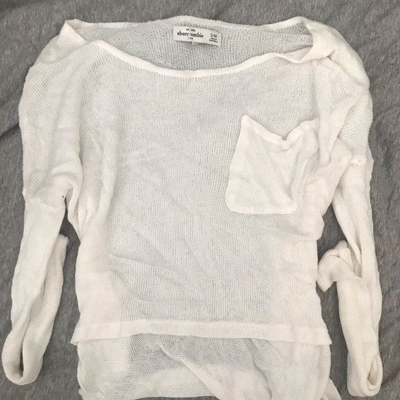 abercrombie kids Sweaters - Abercrombie Kids White Sweater